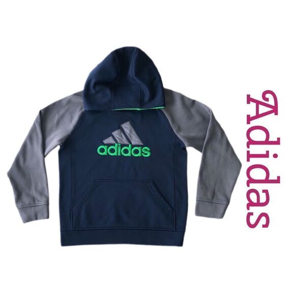 Adidas Climawarm Kids Pullover Hoodie Sz XL - Picture 1 of 5